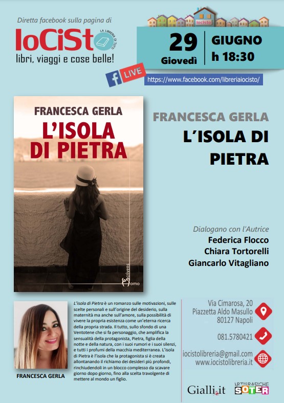 Presentazione del libro “L’isola di pietra” di Francesca Gerla